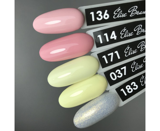 Зображення 3 Гель лак для нігтів Elise Braun 10 мл, № 037, Об'єм (мл, г): 10, Колір: 037