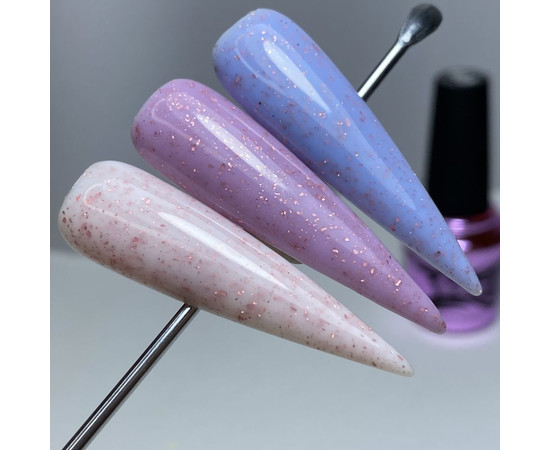 Зображення 2 База для гель-лаку Elise Braun Flakes Base 10 мл №3, Об'єм (мл, г): 10, Колір: 003