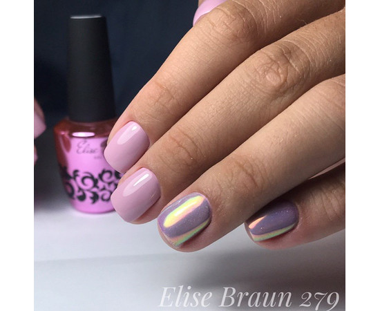 Зображення 4 Гель лак для нігтів Elise Braun 10 мл, № 279, Об'єм (мл, г): 10, Колір: 279
