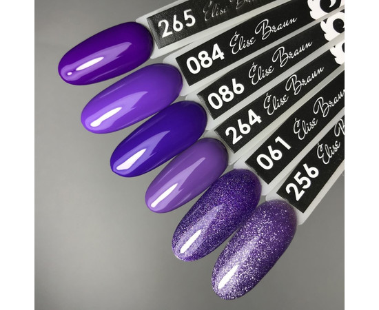 Зображення 3 Гель лак для нігтів Elise Braun 10 мл, № 086, Об'єм (мл, г): 10, Колір: 086