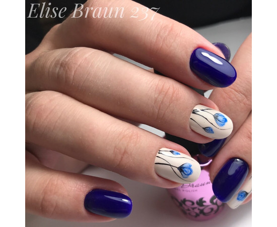 Зображення 4 Гель лак для нігтів Elise Braun 10 мл, № 237, Об'єм (мл, г): 10, Колір: 237