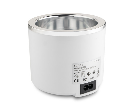 Зображення 2 Воскоплав банковий BUCOS CP-200 WHITE для воску в гранулах та таблетках на 100W та 200 мл