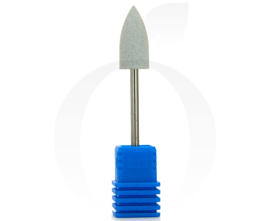 Изображение 2 Фреза для маникюра силиконовая белая 8 мм, рабочая часть 19 мм № 150