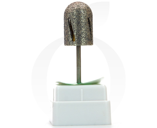 Зображення 2 Фреза алмазна для педикюру Циліндр зелений 16 мм