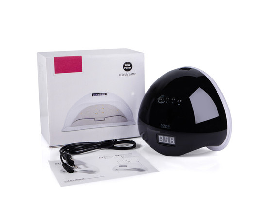 Изображение 5 Лампа для маникюра SUN 5 - LED+UV 48W Black для полимеризации