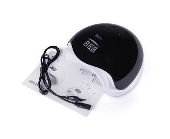 Изображение 6 Лампа для маникюра SUN 5 - LED+UV 48W Black для полимеризации