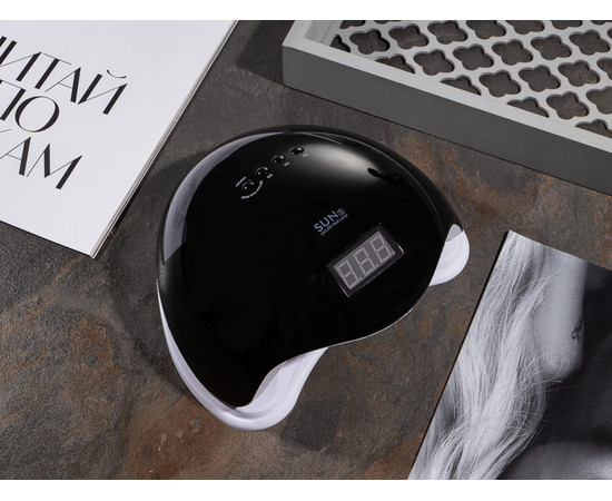 Изображение 7 Лампа для маникюра SUN 5 - LED+UV 48W Black для полимеризации
