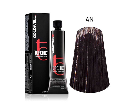 Зображення 2 Стійка фарба Goldwell Topchic 4N 60 мл