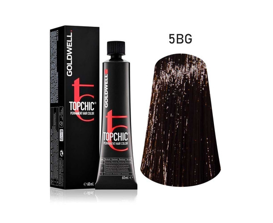 Зображення 2 Стійка фарба Goldwell Topchic 5BG 60 мл