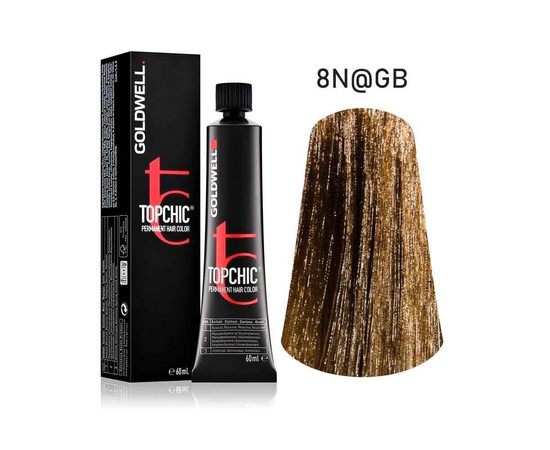Зображення 2 Стійка фарба Goldwell Topchic 8N@GB 60 мл