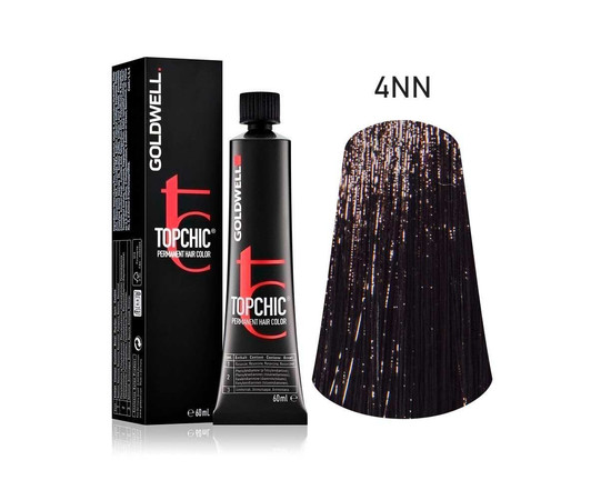 Изображение 2 Устойчивая краска Goldwell Topchic 4NN 60 мл