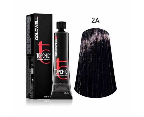 Зображення 2 Стійка фарба Goldwell Topchic 2A 60 мл