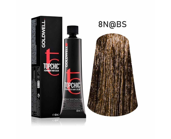 Зображення 2 Стійка фарба Goldwell Topchic 8N@BS 60 мл
