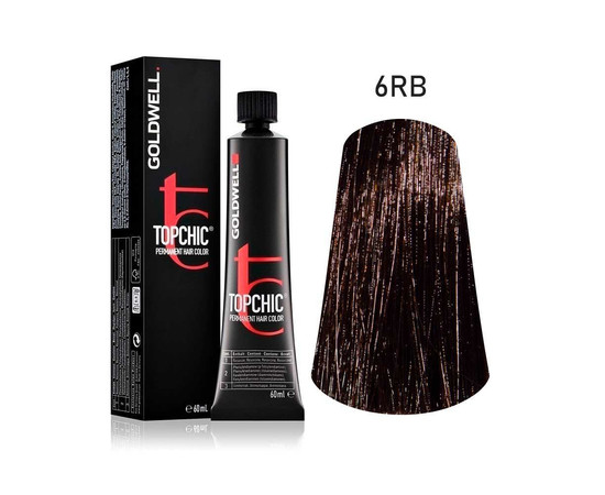 Зображення 2 Стійка фарба Goldwell Topchic 6RB 60 мл