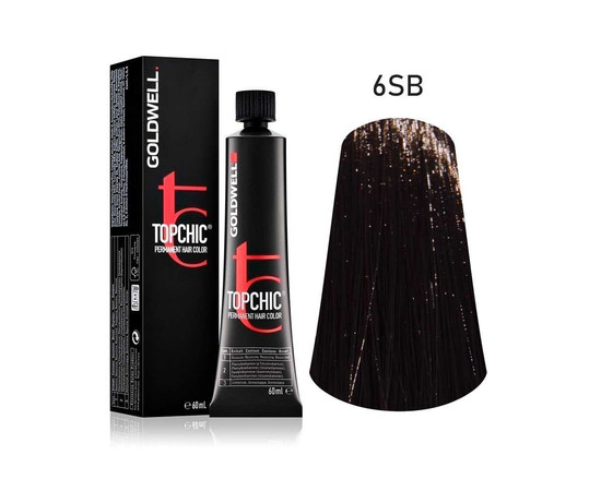 Зображення 2 Стійка фарба Goldwell Topchic 6SB 60 мл