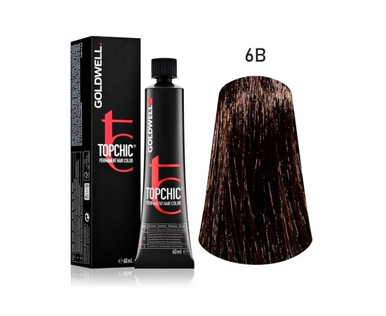 Изображение 2 Устойчивая краска Goldwell Topchic 6B 60 мл