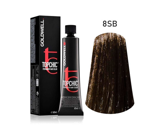 Зображення 2 Стійка фарба Goldwell Topchic 8SB 60 мл