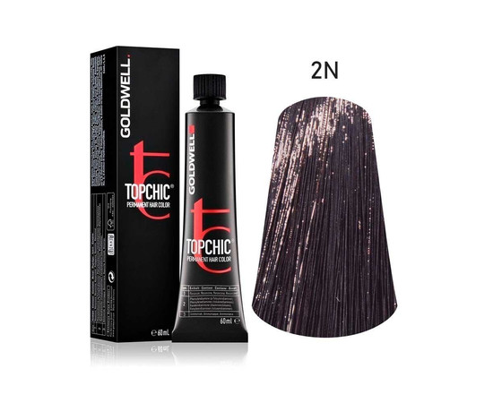 Зображення 2 Стійка фарба Goldwell Topchic 2N 60 мл