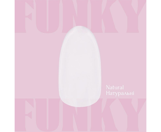 Зображення 2 Гелеві типси для нарощування ADORE prof. Funky Gel Nail Tips 240шт - natural