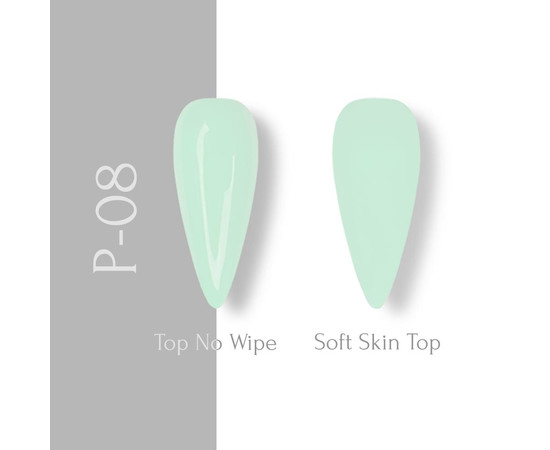 Изображение 3 Гель-лак ADORE prof. 8 мл P-08 - soft mint, Объем (мл, г): 8, Цвет: P-08 soft mint
