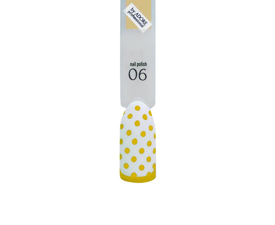 Зображення 2 Лак для стемпінгу ADORE prof. №06 7,5 мл - lemon, Колір: 06