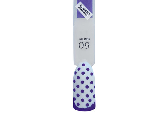 Изображение 2 Лак для стемпинга ADORE prof. №09 7,5 мл - viola, Цвет: 09