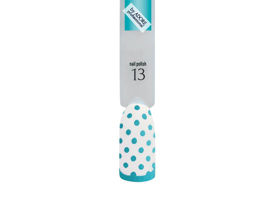 Изображение 2 Лак для стемпинга ADORE prof. №13 7,5 мл - turquoise, Цвет: 13