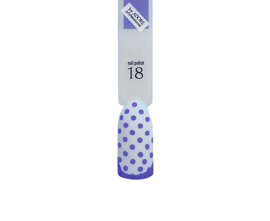 Изображение 2 Лак для стемпинга ADORE prof. №18 7,5 мл - thistle, Цвет: 18