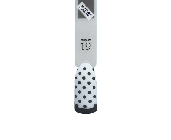 Изображение 2 Лак для стемпинга ADORE prof. №19 7,5 мл - graphite, Цвет: 19