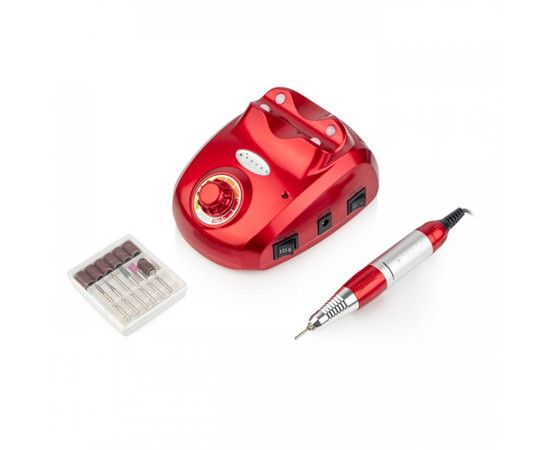 Зображення 2 Фрезер для манікюру Drill pro ZS 603 45 Вт 35 000 об, Червоний, Колір: червоний
