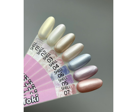 Зображення 2 Гель-лак Toki-Toki Shell 5 мл SH04, Об'єм (мл, г): 5, Колір: SH04