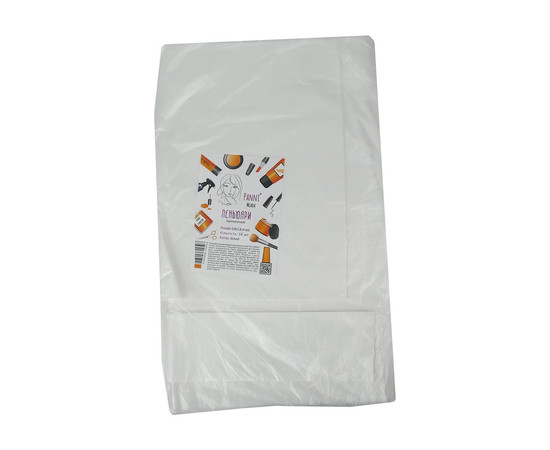 Изображение 2 Пеньюары для парикмахерских работ Panni Mlada 0.9х1.6 м (полиэтилен, белый) 50 штук (20021760010)