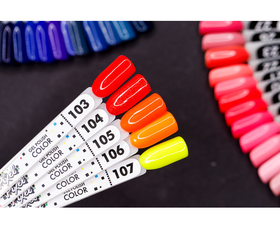 Зображення 4 Гель-лак Pixel №107 (кислотно-жовтий), 8 мл, Об'єм (мл, г): 8, Колір: 107