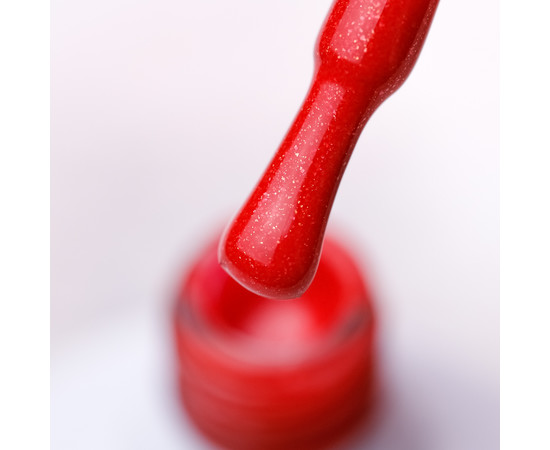 Зображення 3 Гель-лак Pixel №104 (червоний із золотими блискітками), 8 мл, Об'єм (мл, г): 8, Колір: 104