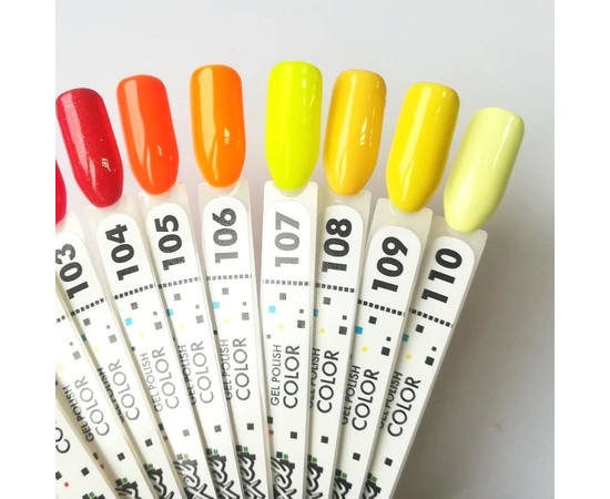 Зображення 6 Гель-лак Pixel №107 (кислотно-жовтий), 8 мл, Об'єм (мл, г): 8, Колір: 107