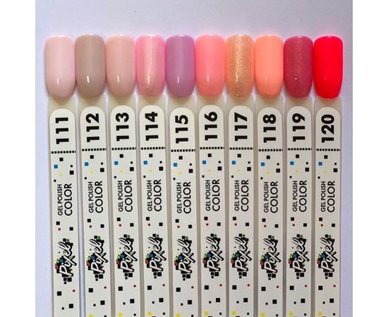 Изображение 8 Гель-лак Pixel №115 (светло-сиреневый, перламутр), 8 мл, Объем (мл, г): 8, Цвет: 115