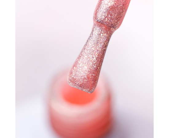 Изображение 3 Гель-лак Pixel №117 (розовое золото с блестками), 8 мл, Объем (мл, г): 8, Цвет: 117