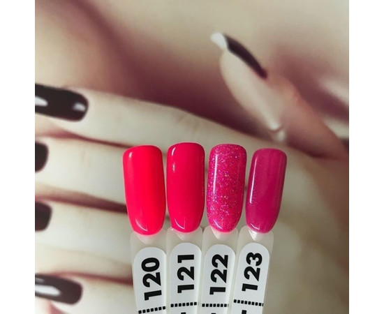 Зображення 5 Гель-лак Pixel №123 (фуксія з мікроблиском), 8 мл, Об'єм (мл, г): 8, Колір: 123