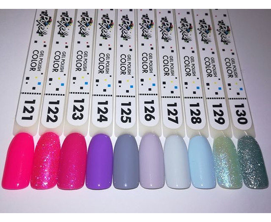 Зображення 5 Гель-лак Pixel №125 (приглушений сіро-синій), 8 мл, Об'єм (мл, г): 8, Колір: 125