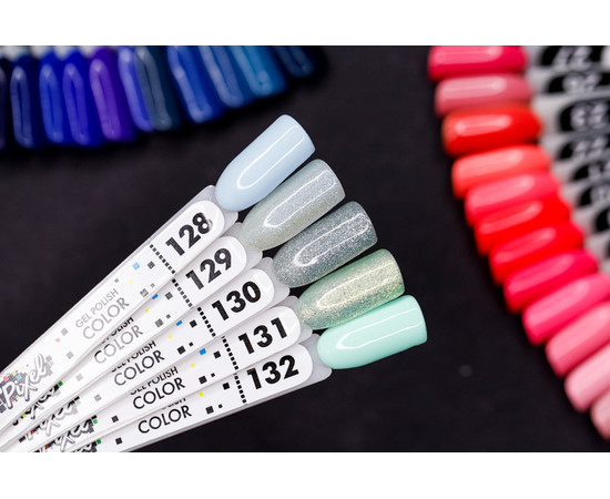 Зображення 2 Гель-лак Pixel №129 (бірюзовий з блискітками), 8 мл, Об'єм (мл, г): 8, Колір: 129