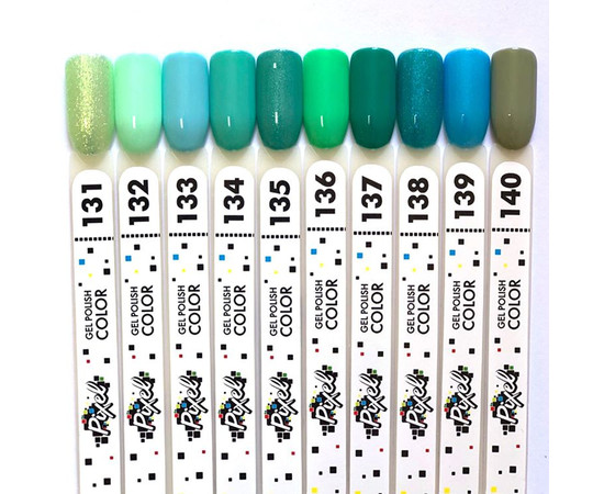 Изображение 6 Гель-лак Pixel №135 (хвойный с микроблеском), 8 мл, Объем (мл, г): 8, Цвет: 135
