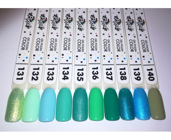 Зображення 4 Гель-лак Pixel №139 (блакитний з мікроблиском), 8 мл, Об'єм (мл, г): 8, Колір: 139