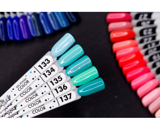 Изображение 3 Гель-лак Pixel №133 (небесно-голубой), 8 мл, Объем (мл, г): 8, Цвет: 133