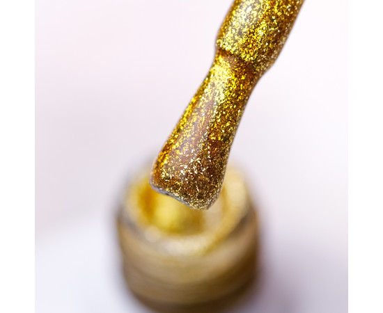 Зображення 3 Гель-лак Pixel №145 (золотий з блискітками), 8 мл, Об'єм (мл, г): 8, Колір: 145