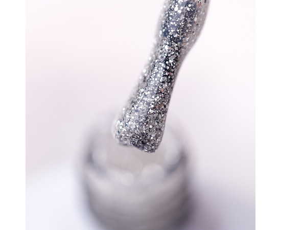 Зображення 3 Гель-лак Pixel №146 (сріблястий з блискітками), 8 мл, Об'єм (мл, г): 8, Колір: 146