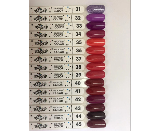 Изображение 4 Гель-лак Pixel №043 (марсала), 8 мл, Объем (мл, г): 8, Цвет: 043