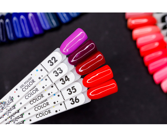 Зображення 3 Гель-лак Pixel №036 (класичний червоний), 8 мл, Об'єм (мл, г): 8, Колір: 036