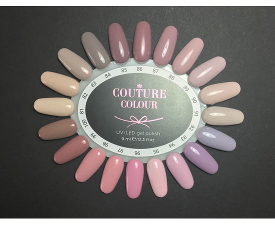 Зображення 2 Гель-лак Couture Colour №083 сіро-бежевий, 9 мл, Об'єм (мл, г): 9, Колір: 083