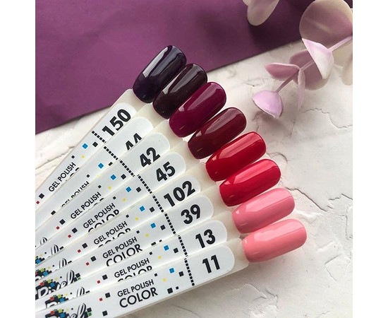 Зображення 2 Гель-лак Pixel №102 (вишневий), 8 мл, Об'єм (мл, г): 8, Колір: 102