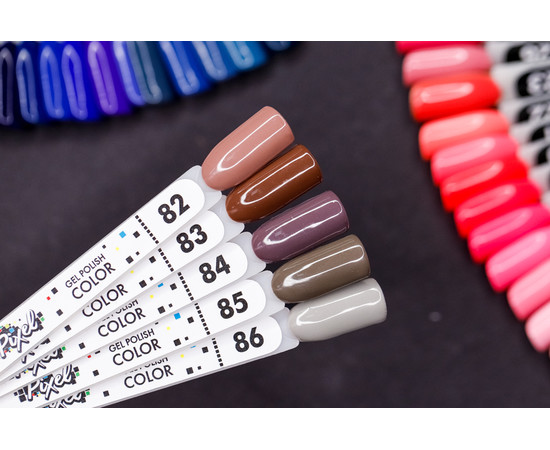 Изображение 3 Гель-лак Pixel №081 (орехово-коричневый), 8 мл, Объем (мл, г): 8, Цвет: 081